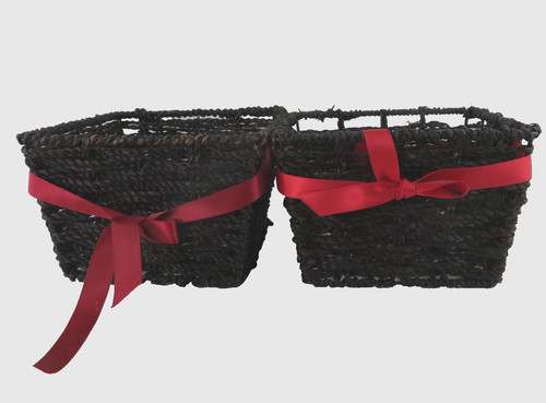 Medium square wicker rattan - square,