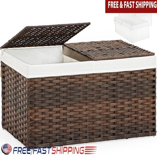 Wicker storage basket lid - wicker,