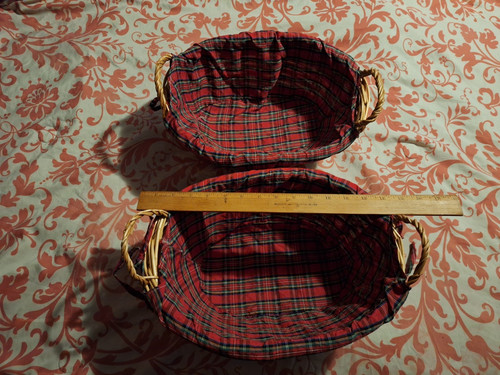Large wicker baskets with - baskets,