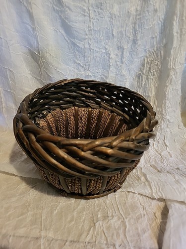 Wicker weave basket - wicker, basket,