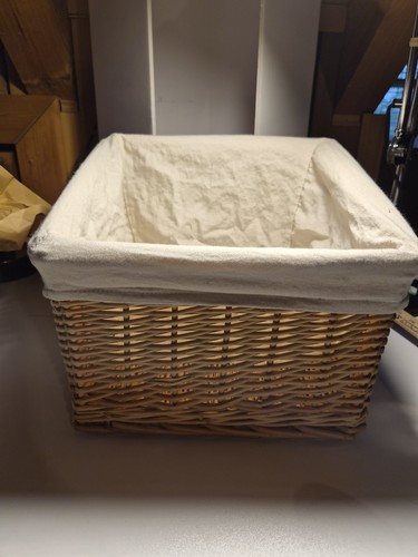Square baskets with - with, fabric