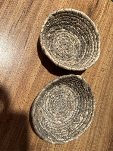 Woven wicker baskets too toned - wicker,