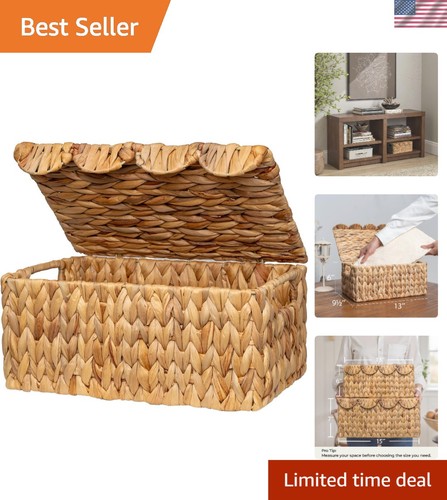 Stylish scalloped edge wicker - stylish,