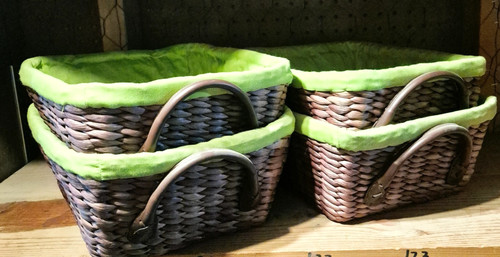 Large brown wicker - 4,
