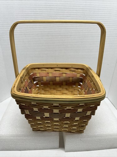 Square tri color wicker - square,