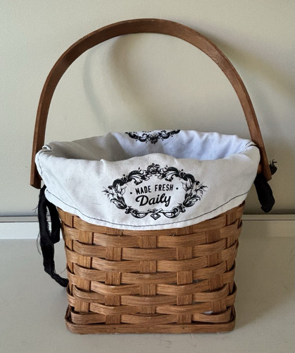 Rectangular wicker wood basket - wicker,
