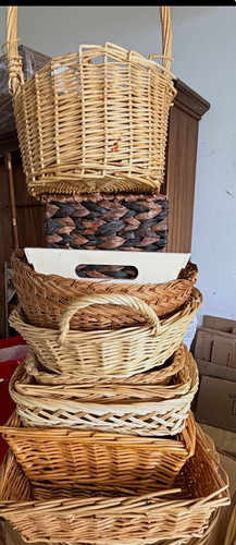 Variety woven wicker storage - variety,