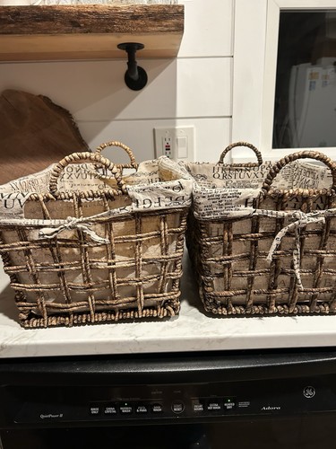 Rectangle wicker storage - rectangle,